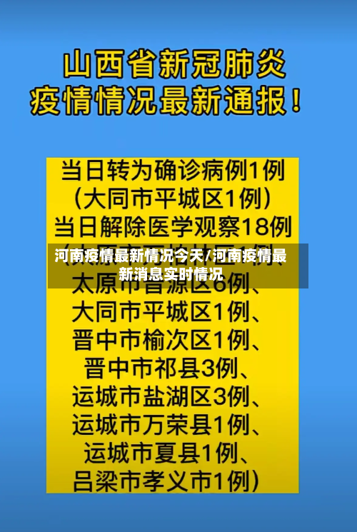 河南疫情最新情况今天/河南疫情最新消息实时情况-第1张图片