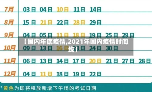 【国内年底疫情,2021年国内疫情时间线】-第1张图片