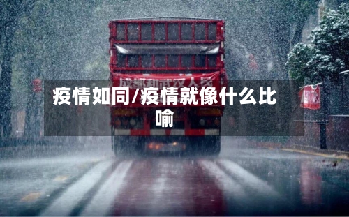 疫情如同/疫情就像什么比喻-第2张图片