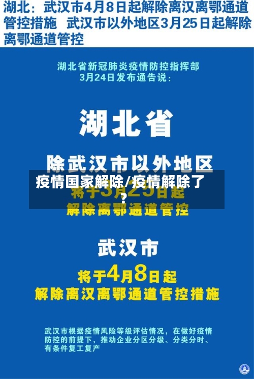 疫情国家解除/疫情解除了?-第2张图片