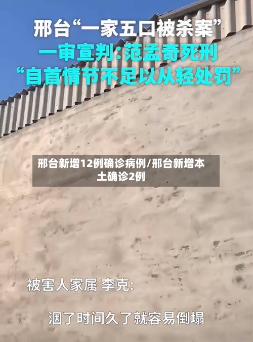 邢台新增12例确诊病例/邢台新增本土确诊2例-第1张图片