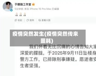 疫情突然发生(疫情突然传来噩耗)-第1张图片