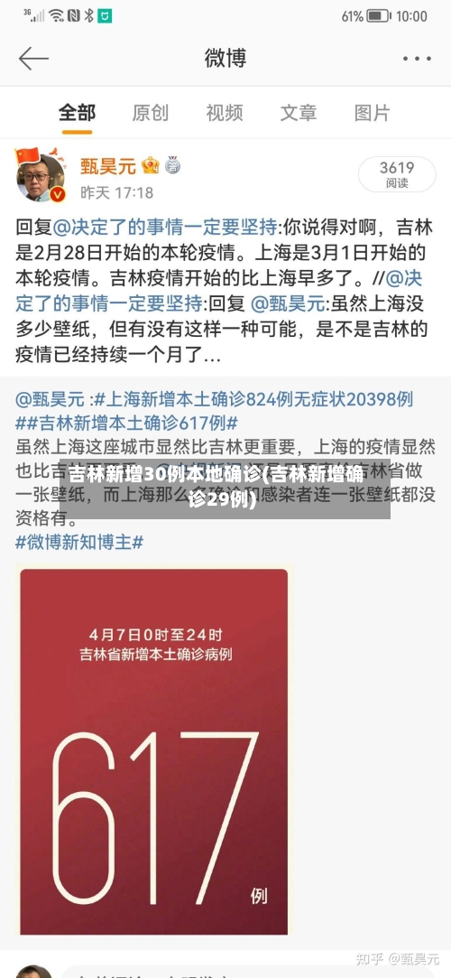 吉林新增30例本地确诊(吉林新增确诊29例)-第1张图片