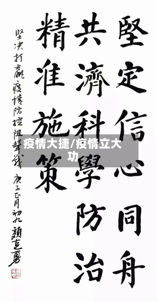 疫情大捷/疫情立大功-第1张图片