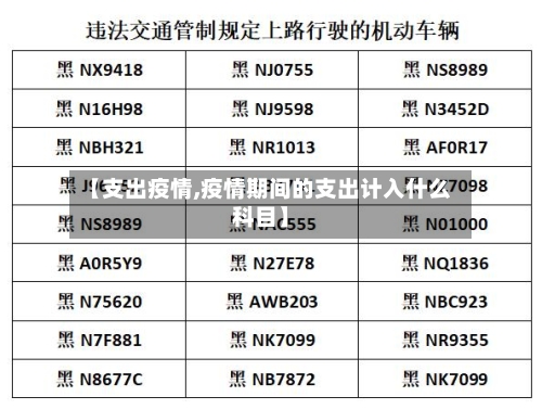【支出疫情,疫情期间的支出计入什么科目】-第2张图片