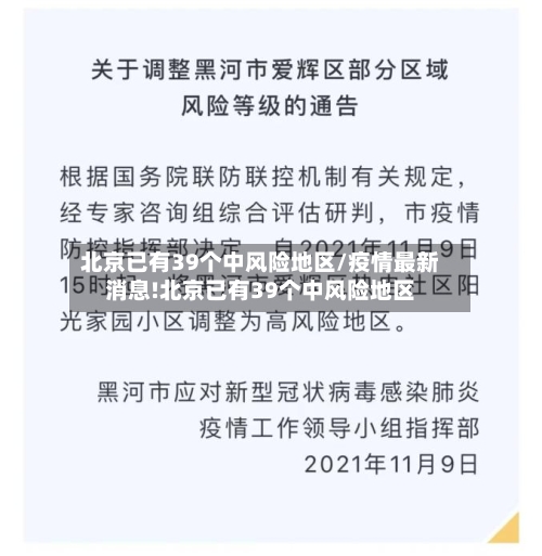 北京已有39个中风险地区/疫情最新消息!北京已有39个中风险地区-第1张图片