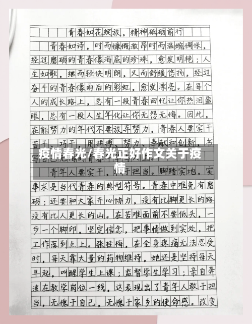 疫情春光/春光正好作文关于疫情-第1张图片