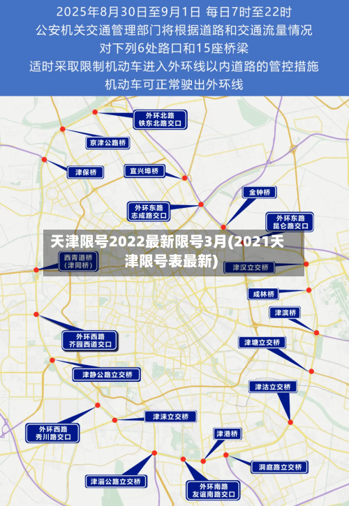 天津限号2022最新限号3月(2021天津限号表最新)-第1张图片