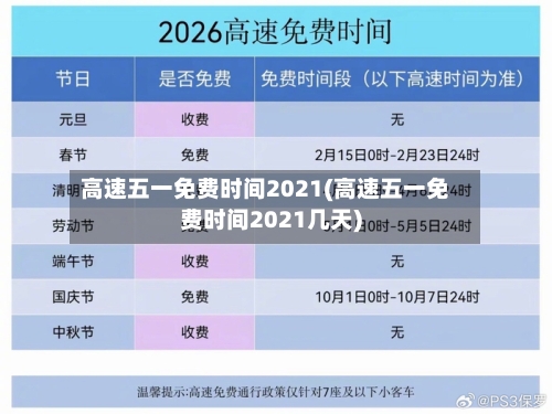 高速五一免费时间2021(高速五一免费时间2021几天)-第1张图片