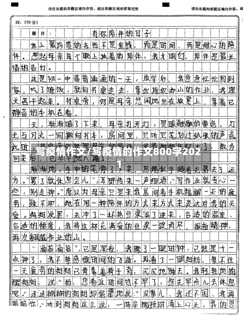 写疫情作文/写疫情的作文800字2021-第1张图片